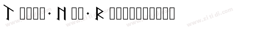 Times New Rhombus字体转换